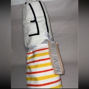 Rae Dunn “Hello Sunshine” Oversized Towel